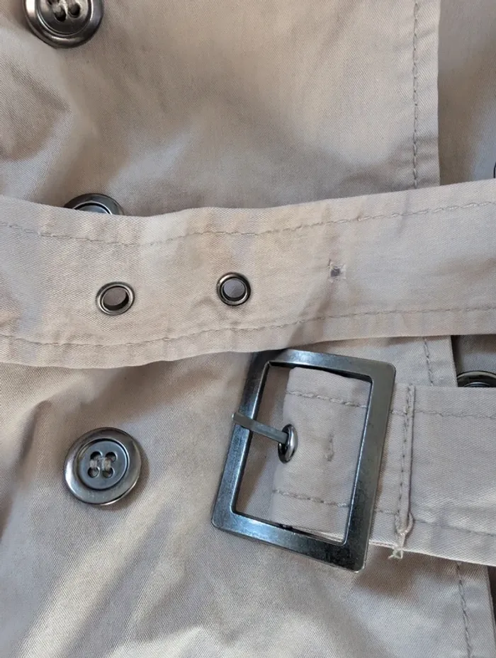 Trench manteau beige Okaïdi fille 3 ans - photo numéro 2