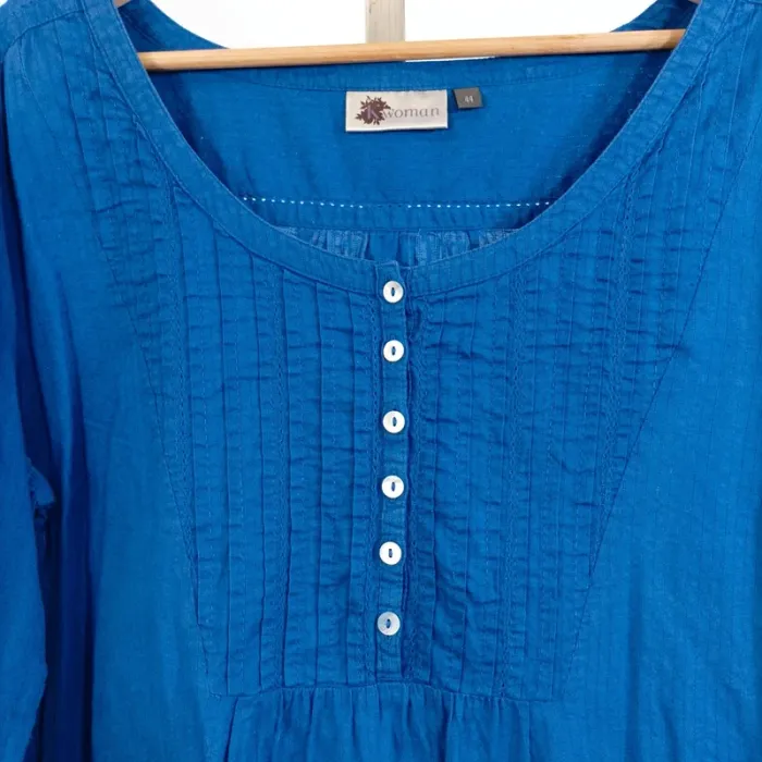 Tunique bleue fluide Woman – Taille 44 A644 - photo numéro 3