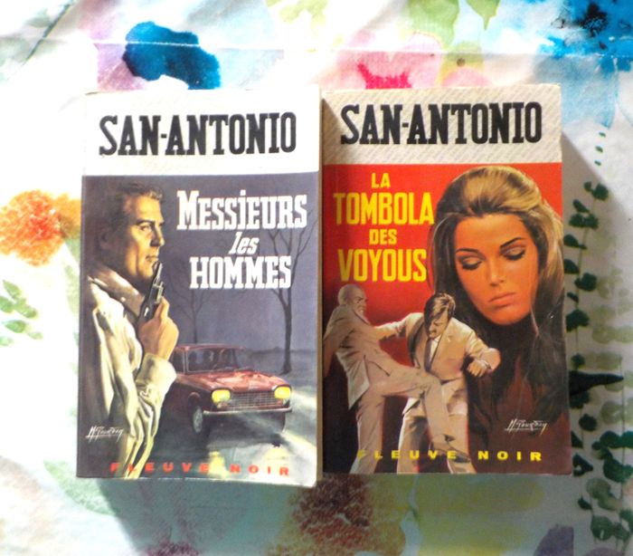 2 SAN-ANTONIO MESSIEURS LES HOMMES 1969 LA TOMBOLA DES VOYOUS 1970