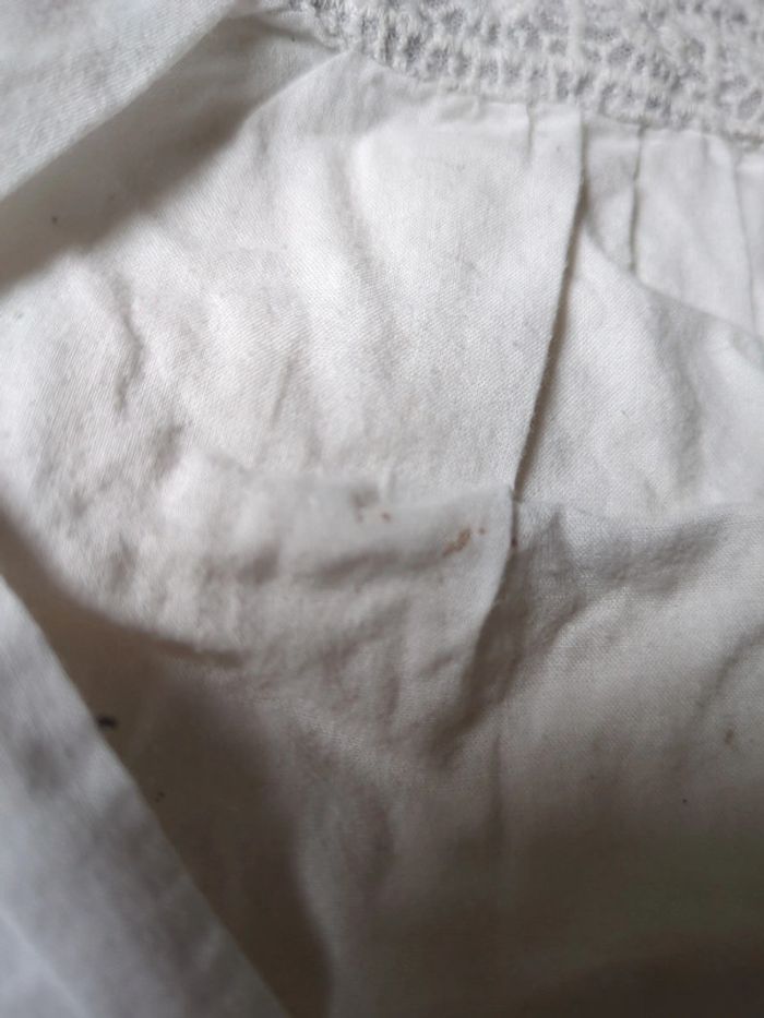 Lot t-shirts manches longues 23 24 mois 2 ans tao jaune et blanc broderie - photo numéro 2