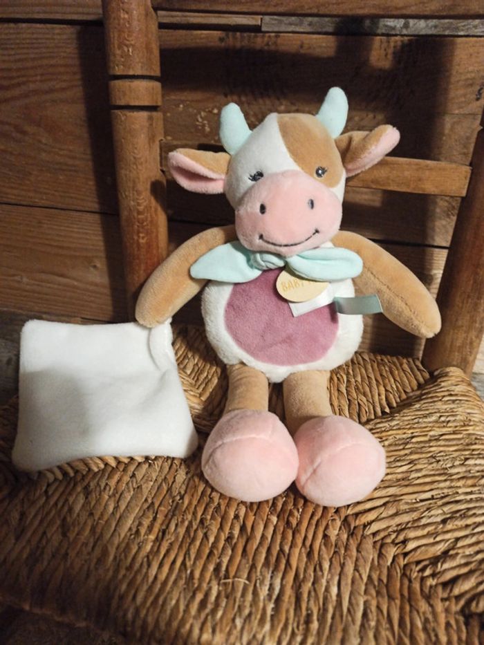 Doudou vache baby nat tbe - photo numéro 3
