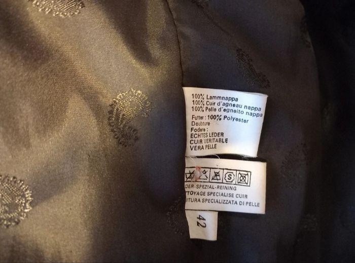 Blouson en cuir (T.42) - photo numéro 2