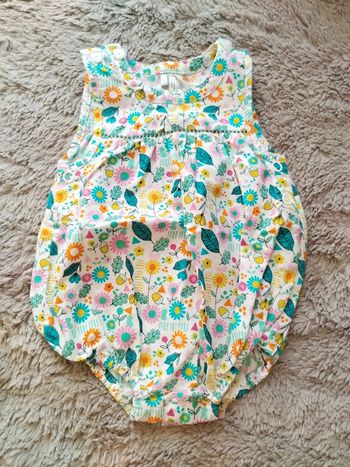 Jolie barboteuse colorée fille 3 mois Orchestra