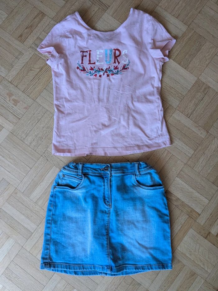 Ensemble tee shirt voyage de Léa