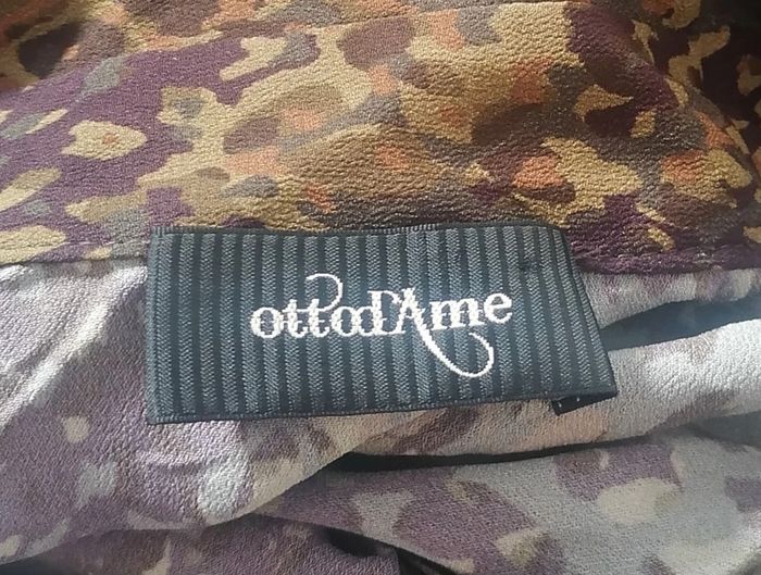 Robe fluide militaire kaki violet Taille M Ottod'ame - photo numéro 11