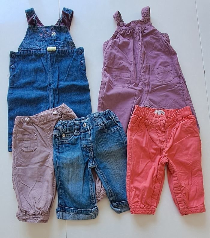 Grand Lot Bébé Fille Mi-Saison - 6 mois - 22 articles