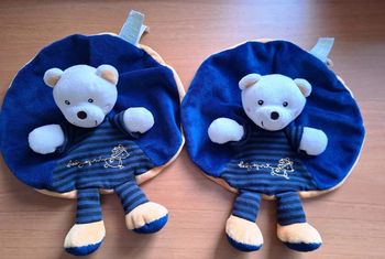 2 DOUDOUS RONDS OURS BABYSPIRIT - PREMAMAN