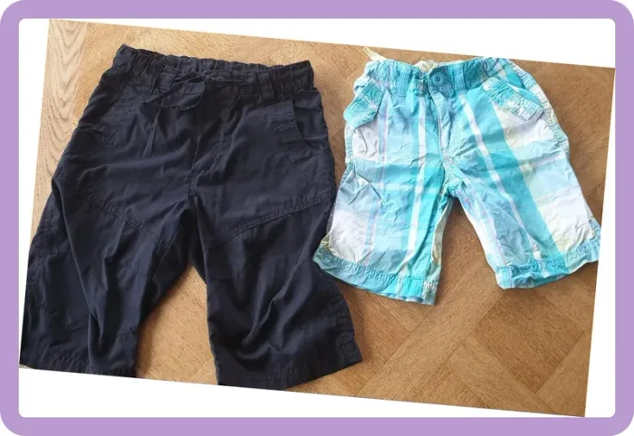 Lot de 2 pantacourts et shorts 4-5 ans
