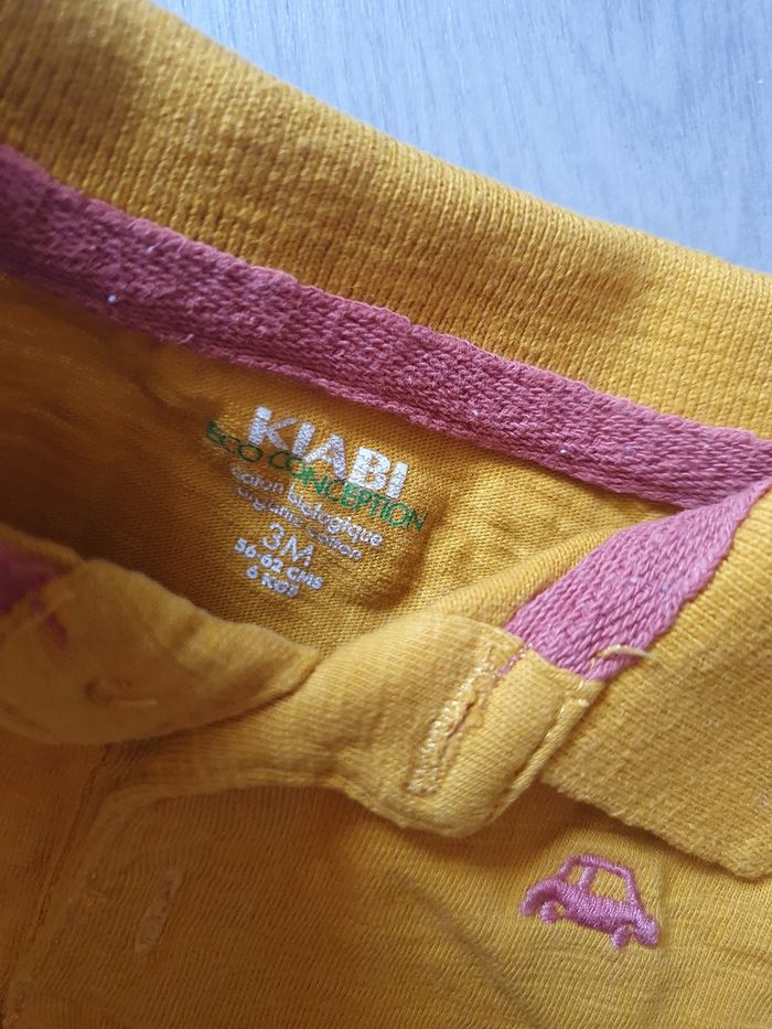 Maillot t-shirt polo 3mois garçon - photo numéro 2