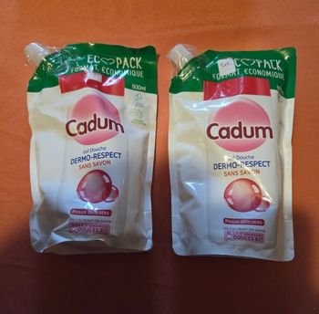 Lot de 2 cadum gel sans savon