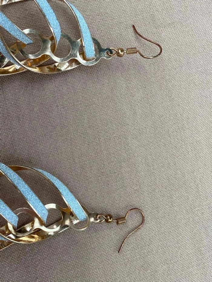 Boucle d’oreilles dorés - photo numéro 6
