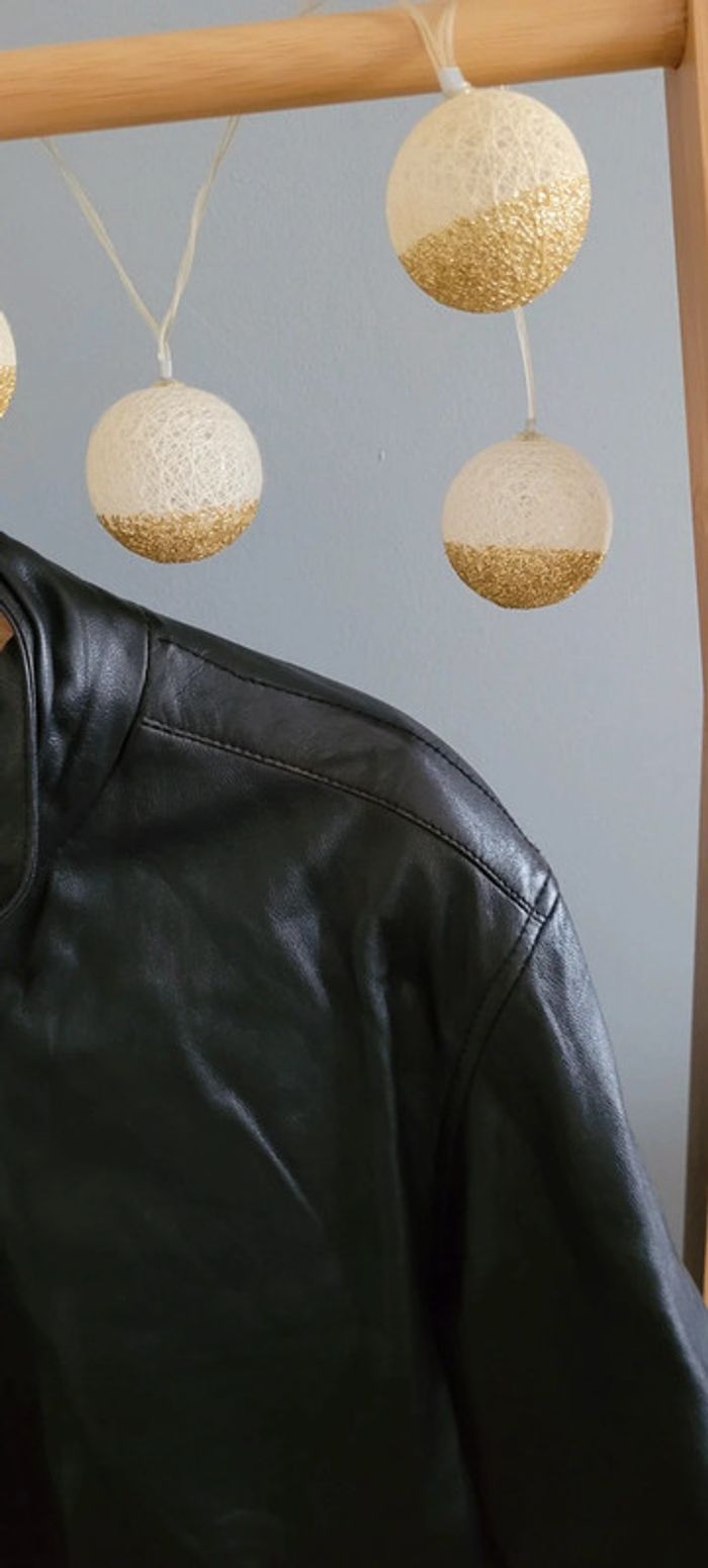 Veste en cuir 40's Collector Taille L - photo numéro 4