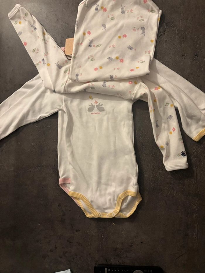 Lot de 3 bodies fille ,petit bateau(24 mois) - photo numéro 2