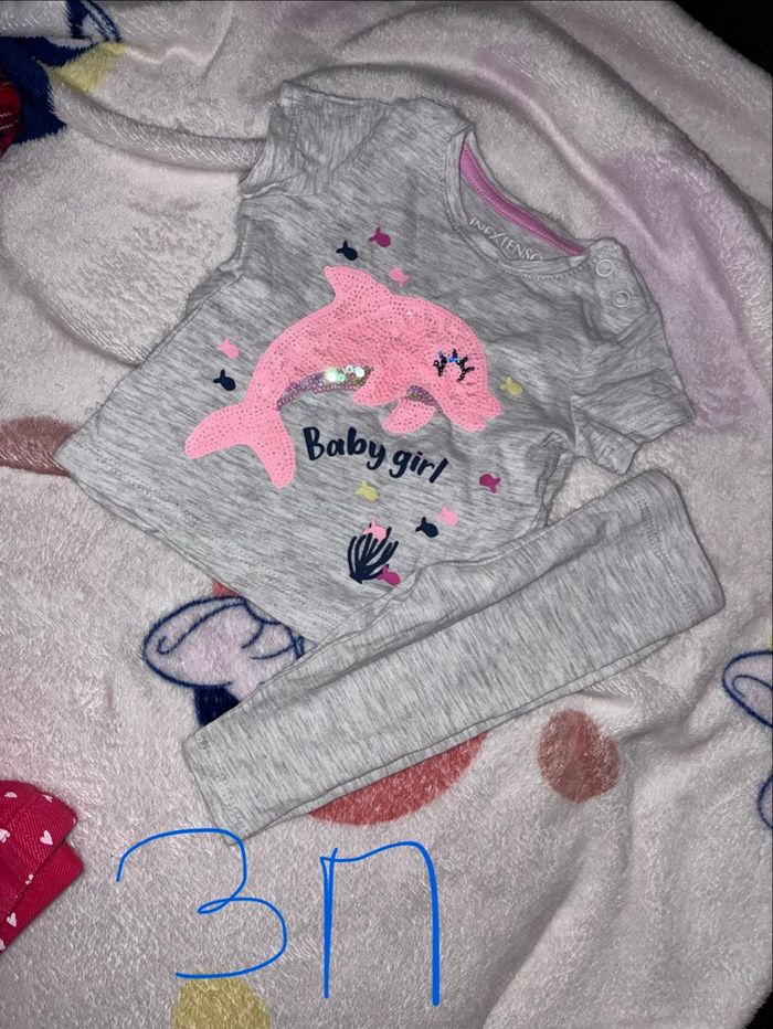 lot 3 mois bébé fille - photo numéro 2