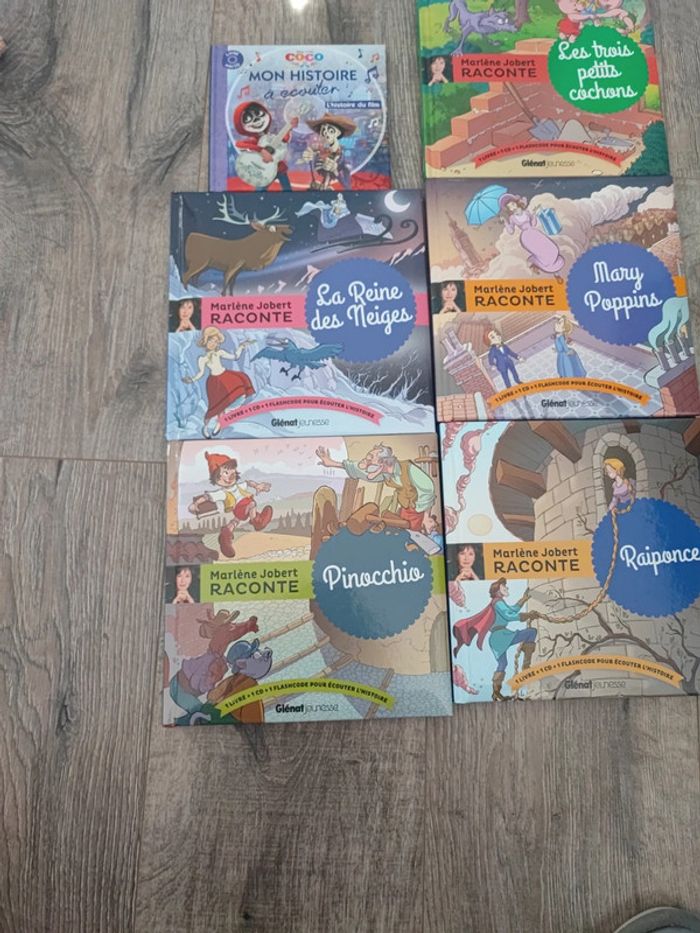 Lot de 6 livres audio livres + CD audio - photo numéro 4