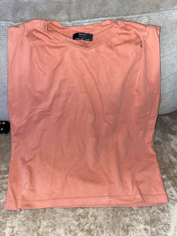 T shirt sans manches bershka