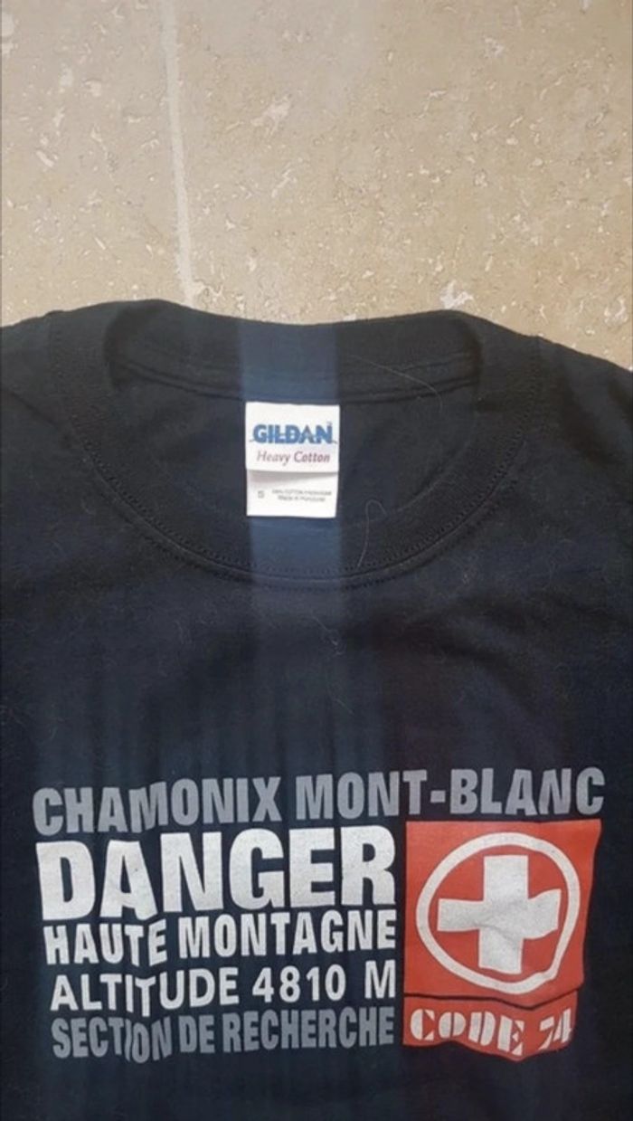 Tee-shirt Noir Chamonix 36 - photo numéro 4