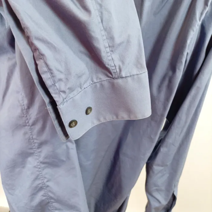 Chemise homme Hugo Boss bleue classique manches longues taille XL élégante A1481 - photo numéro 7