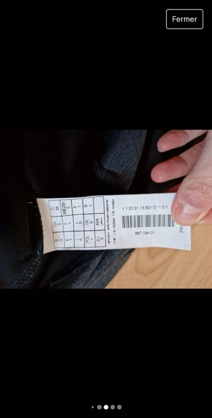 Robe Promod (noir), S / 36 / 8 - photo numéro 4