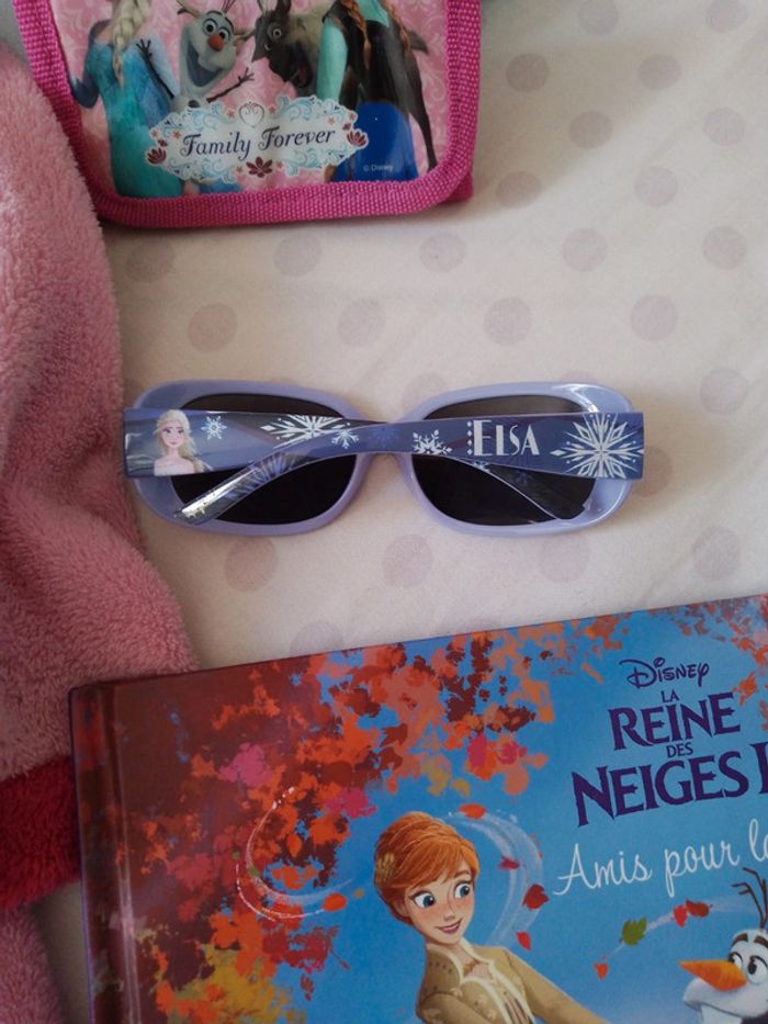 Peignoir de bain reine des neiges et accessoires - photo numéro 4