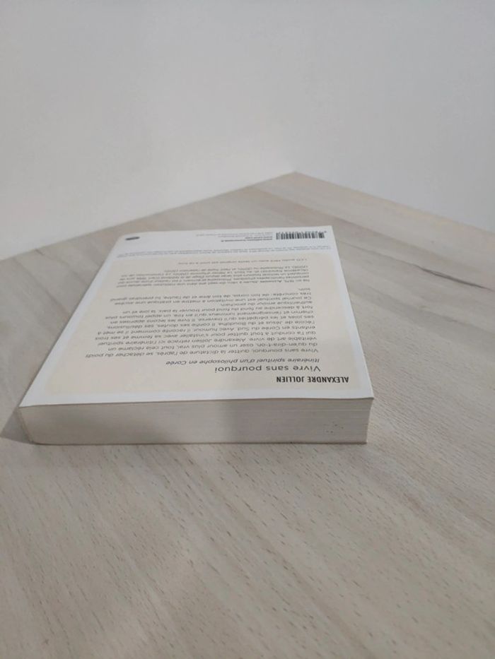 Livre grand format avec CD vivre sans pourquoi itinéraire philosophe Corée - photo numéro 3