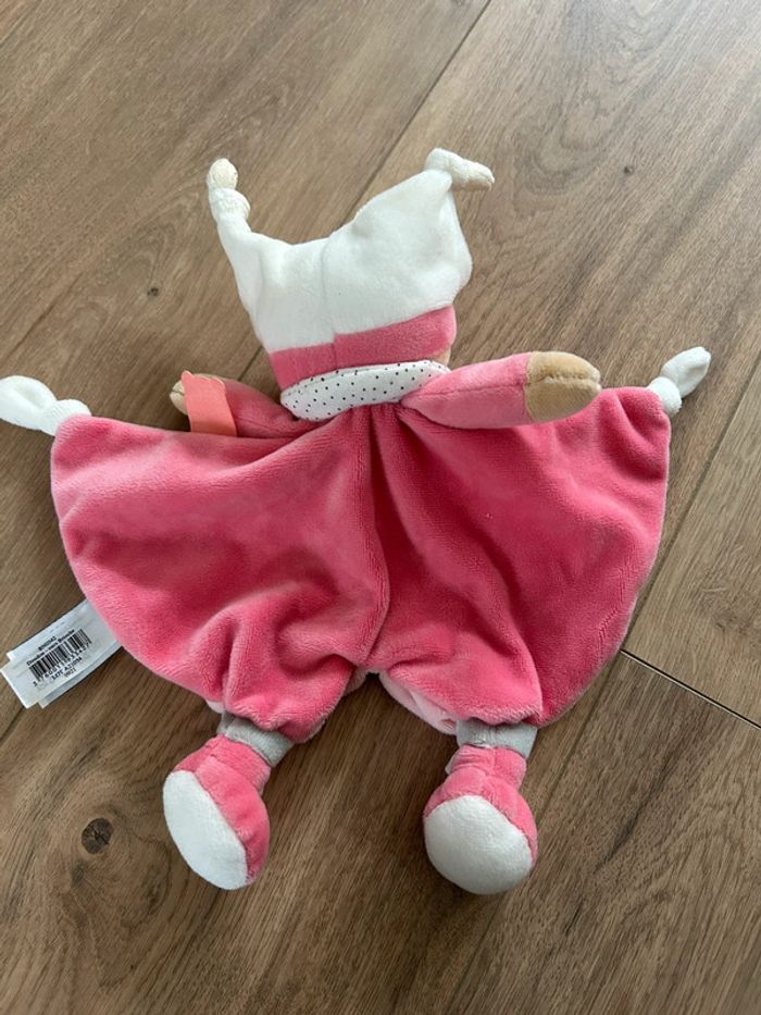 Doudou plat lutin rose baby nat - photo numéro 4