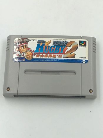 Jeu vidéo World Class Rugby 2 sur console Nintendo Super Famicom