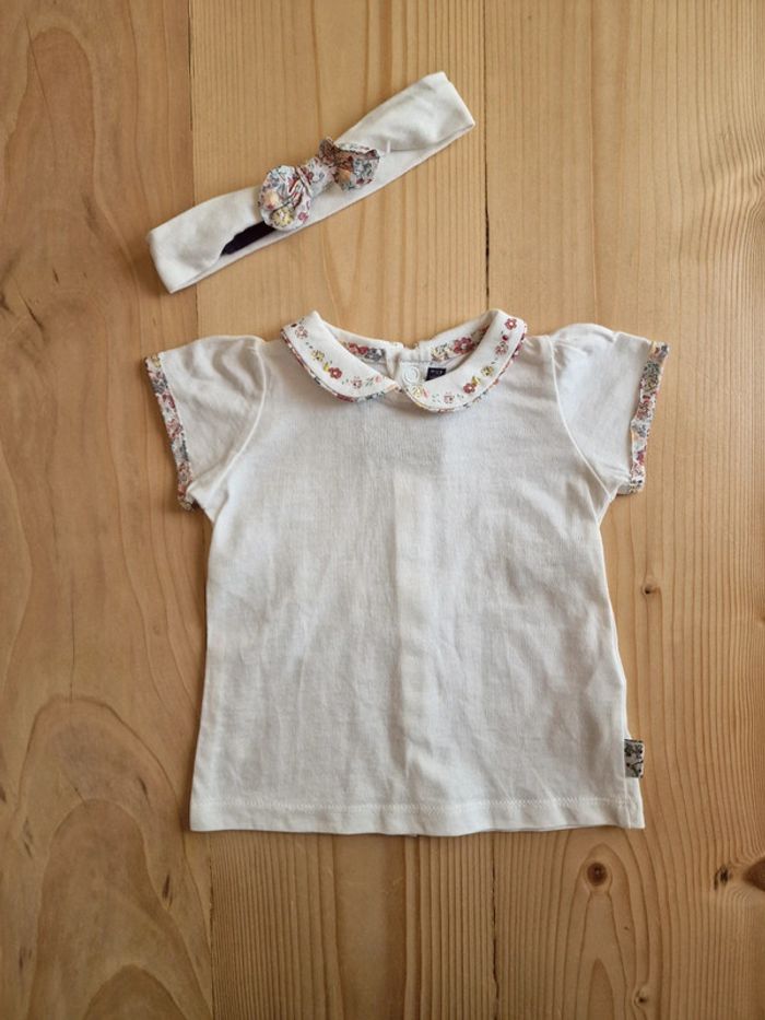 T-shirt + Bandeau Sergent Major 6 mois