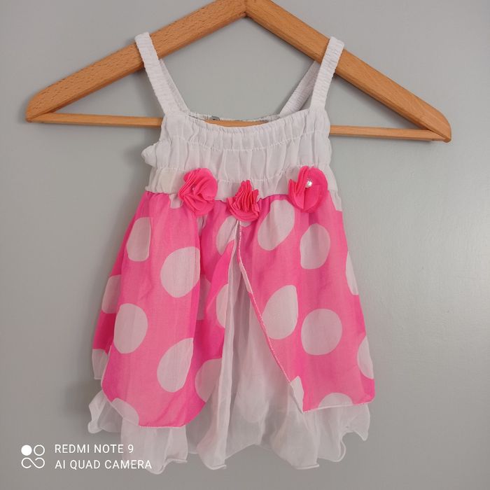 Tunique débardeur à pois 4ans