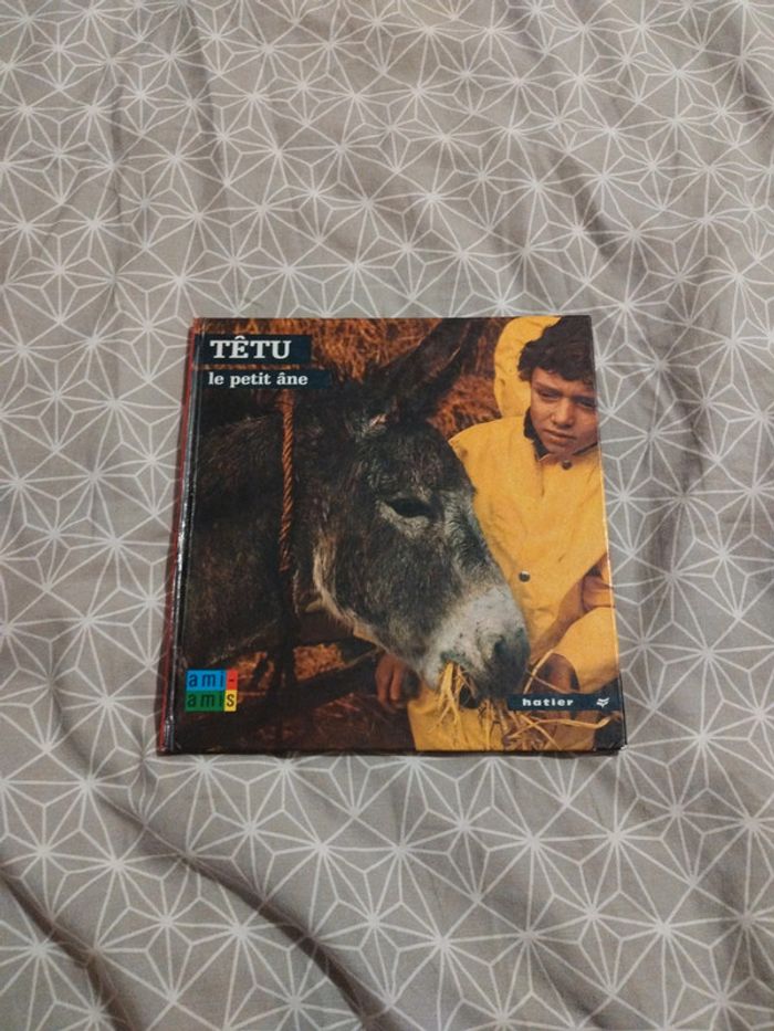 Livre vintage têtu le petit ane
