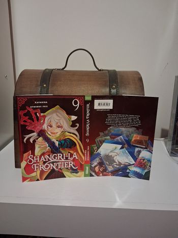 Jaquette manga Shangri La Frontier tome 9 collector jaquette alternative Fnac édition limitée
