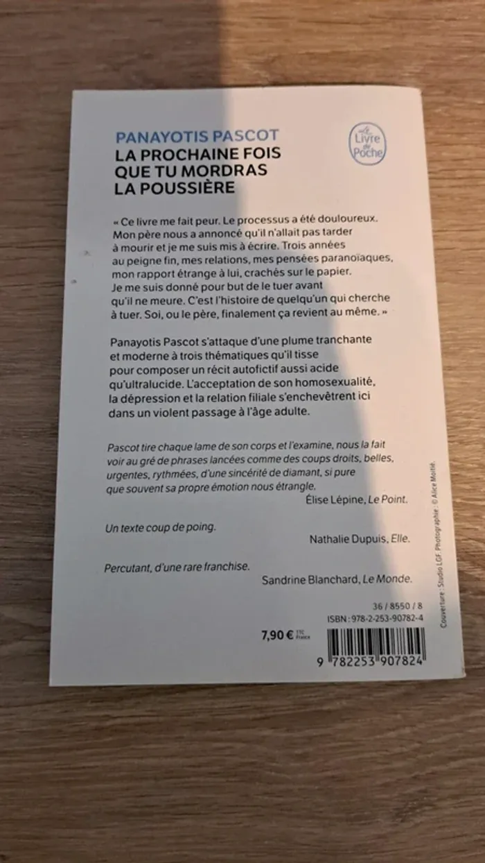 Livre la prochaine fois que tu mordras la poussière |Panaoytis Pascot - photo numéro 2