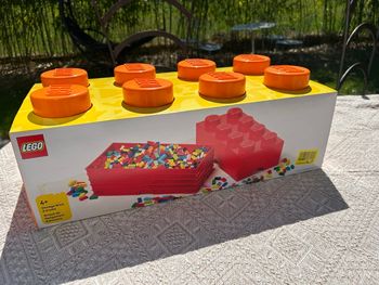 Boîte de rangement 8 tenons Lego 