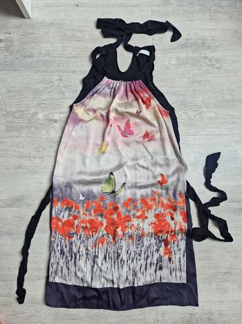 Tunique bi-matière promode étiquette de taille coupée mais convient à un XS