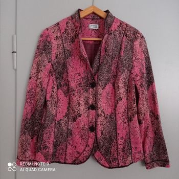 Gilet veste rose t42/44