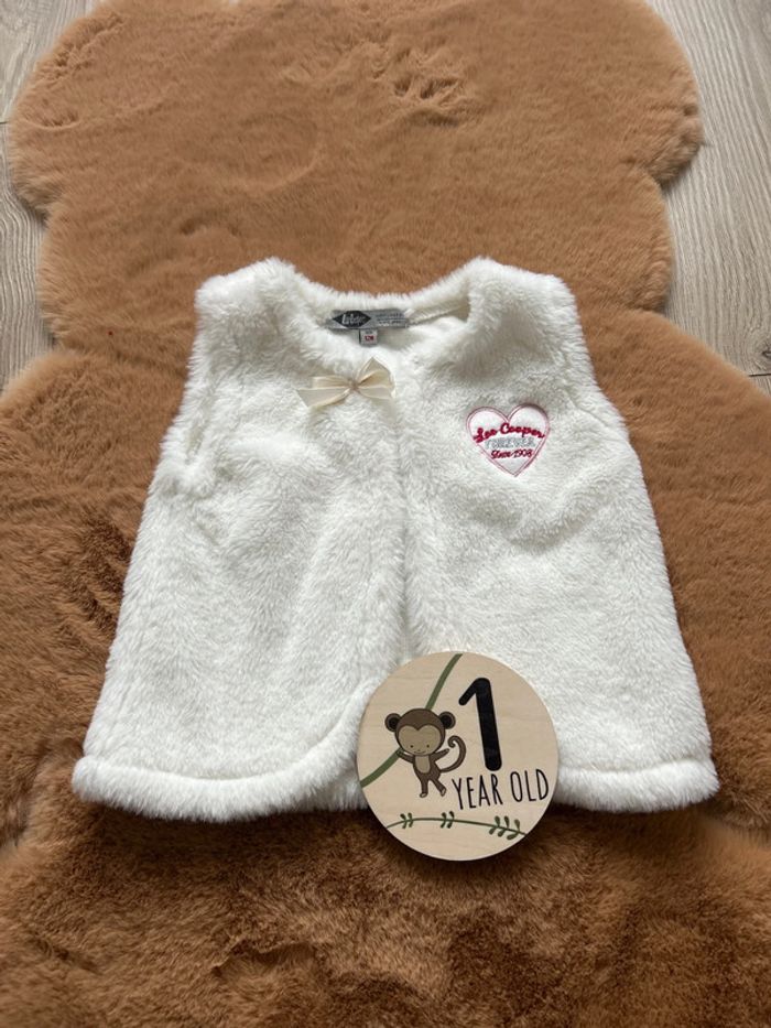 Gilet fourrure sans manches