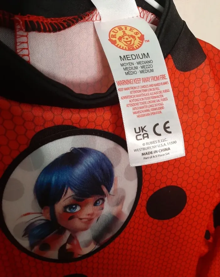 Déguisement et masque lady bug miraculous - photo numéro 3