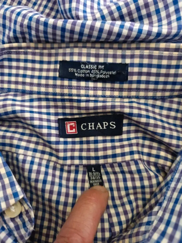 Chemise chaps a carreaux classic fit - photo numéro 4