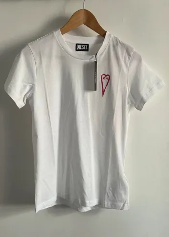 T-shirt Diesel blanc – Taille XS