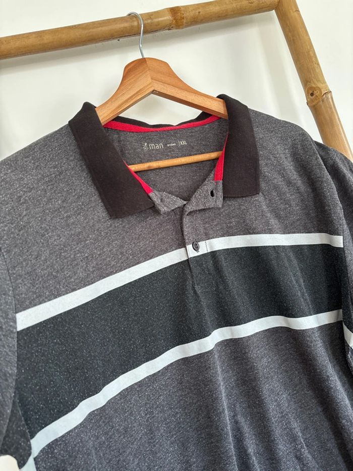 Polo gris gemo taille XXL - photo numéro 4