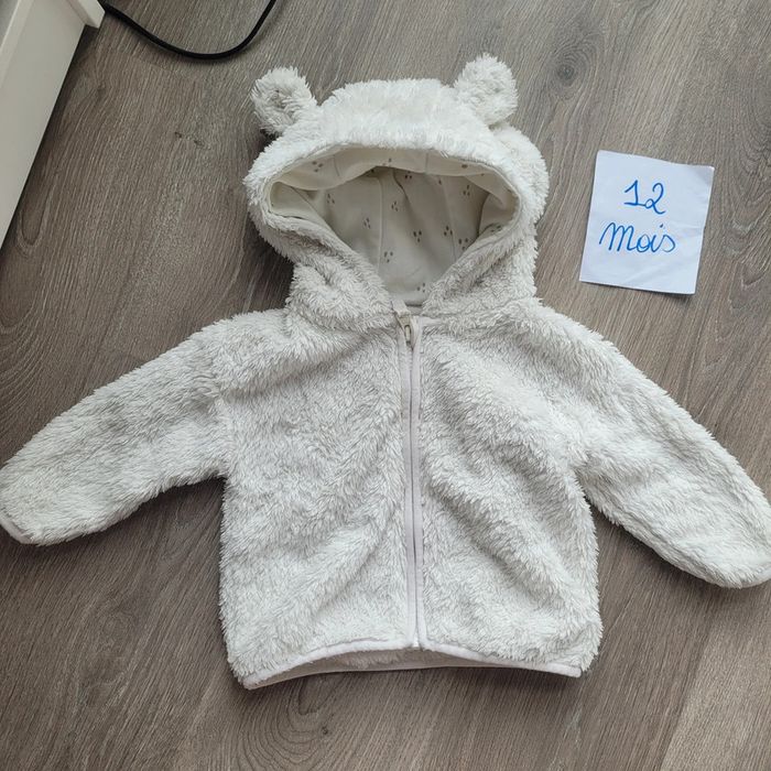 Veste polaire douce 12 mois
