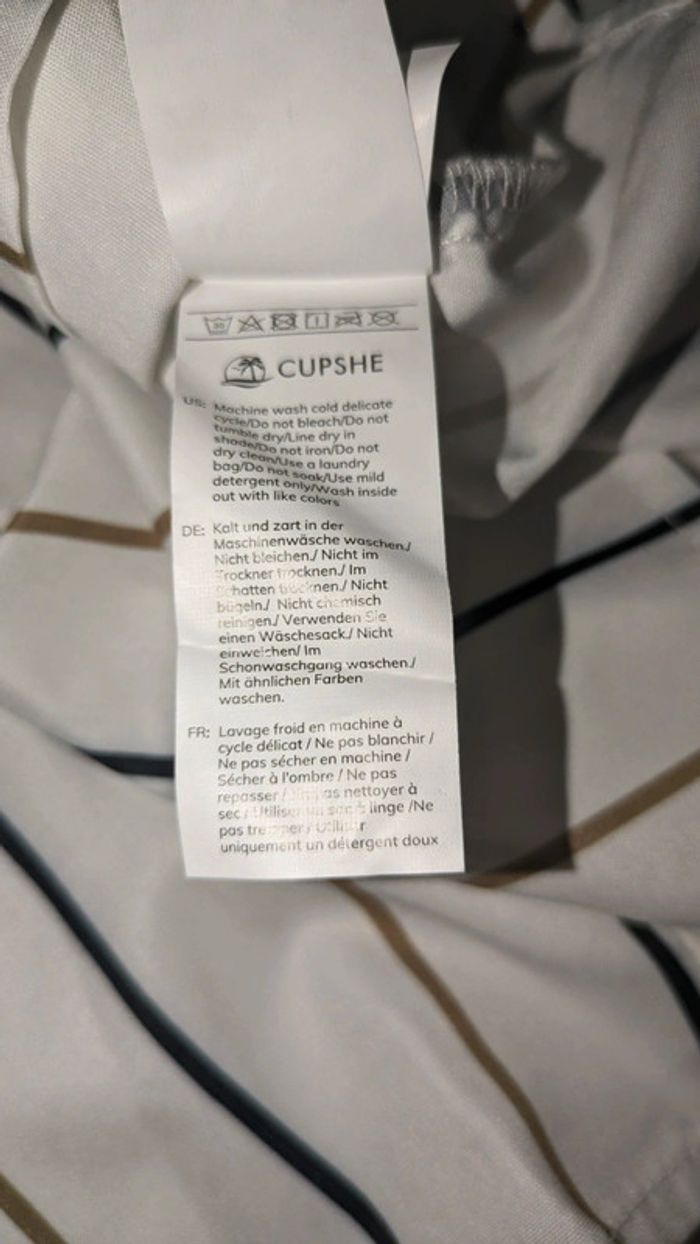 Combi short à mi manches chauve-souris taille S/38 jamais porté - photo numéro 8