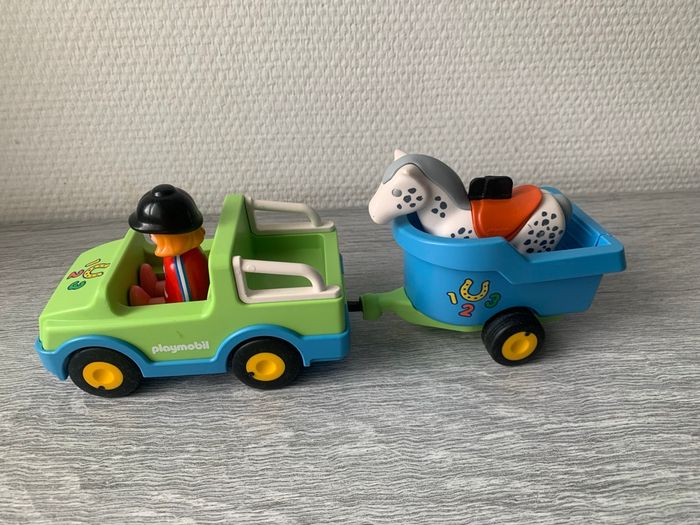 Van à chevaux Playmobil 123 - photo numéro 4
