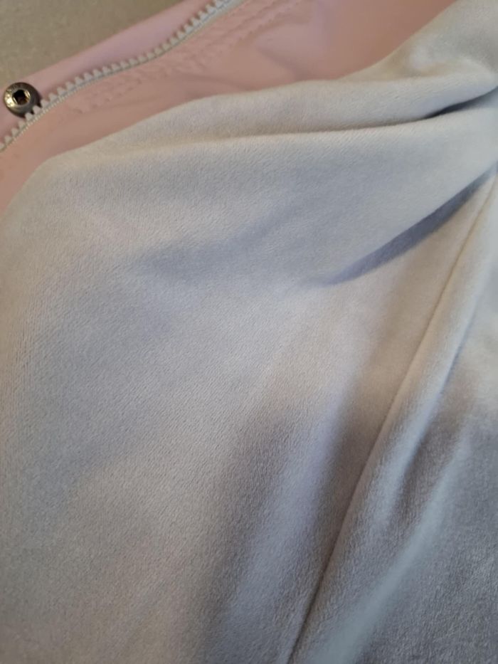Beau blouson coupe-vent/pluie fille Okaïdi 4 ans rose/argenté très bon état - photo numéro 8