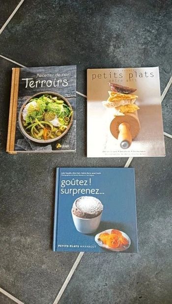 Lot livres de cuisine
