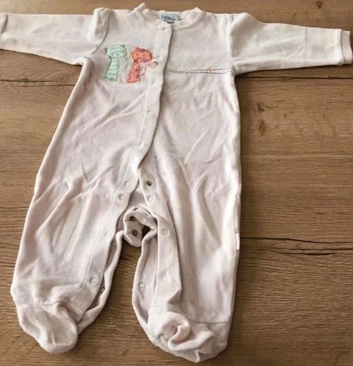Pyjama rose pâle premaman Taille 18 mois - photo numéro 8