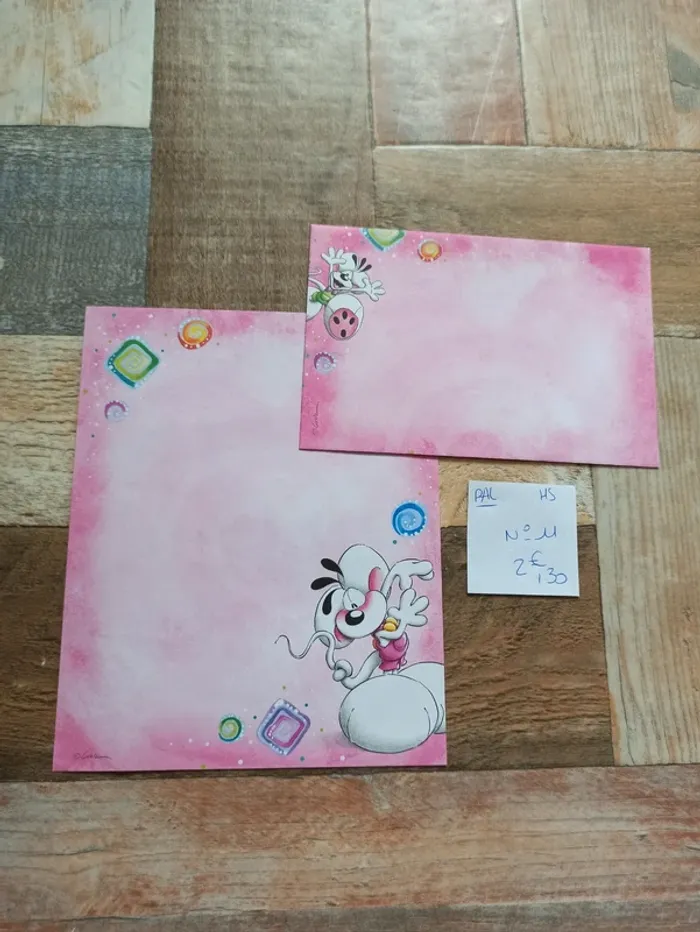 Papier à lettre Diddl hors série 11 2,30€