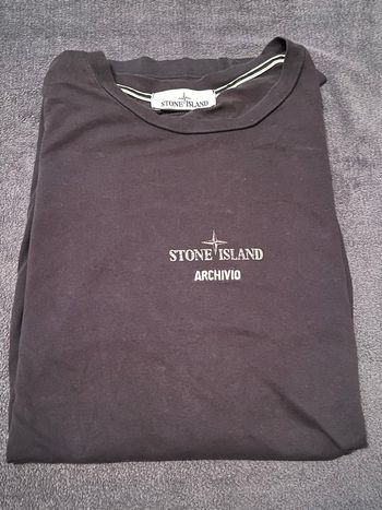 T-shirt stone island mussola gommata taille xl