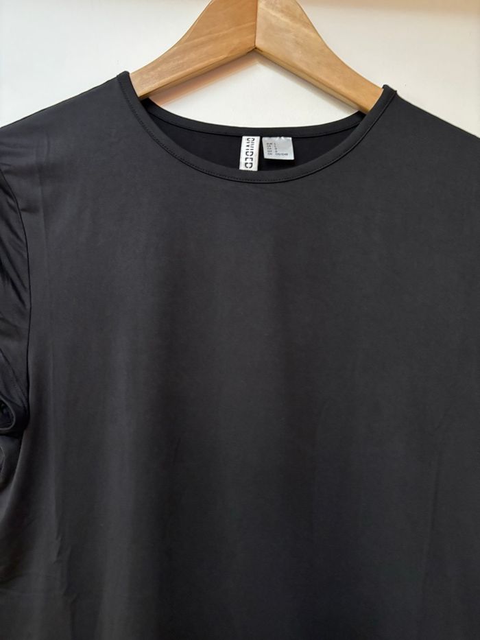 Tee-shirt fin noir H&M taille L, neuf sans étiquette - photo numéro 3