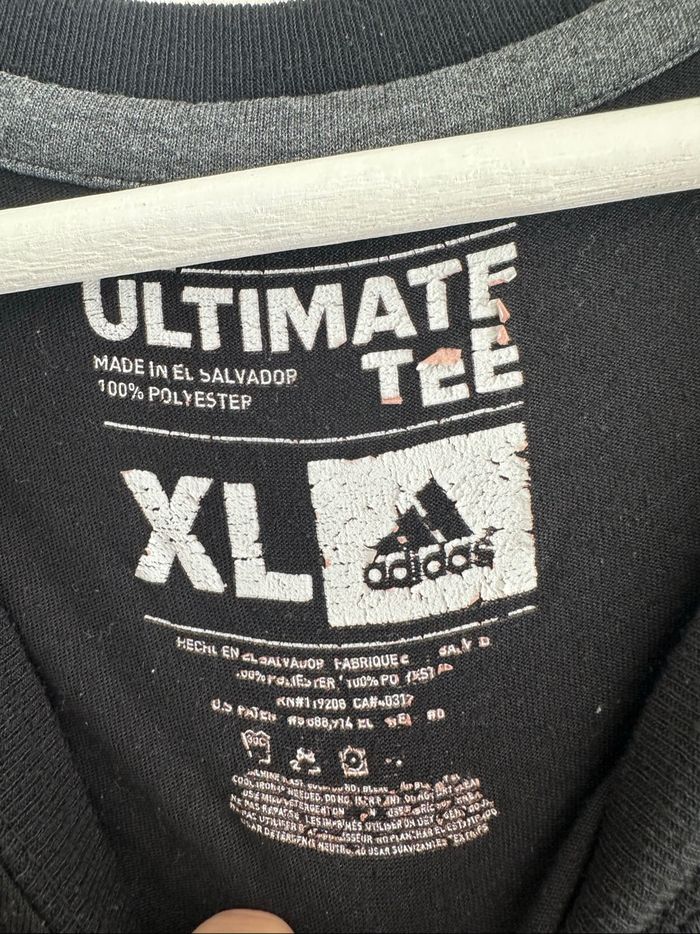 Adidas tshirt noir taille XL homme - photo numéro 2